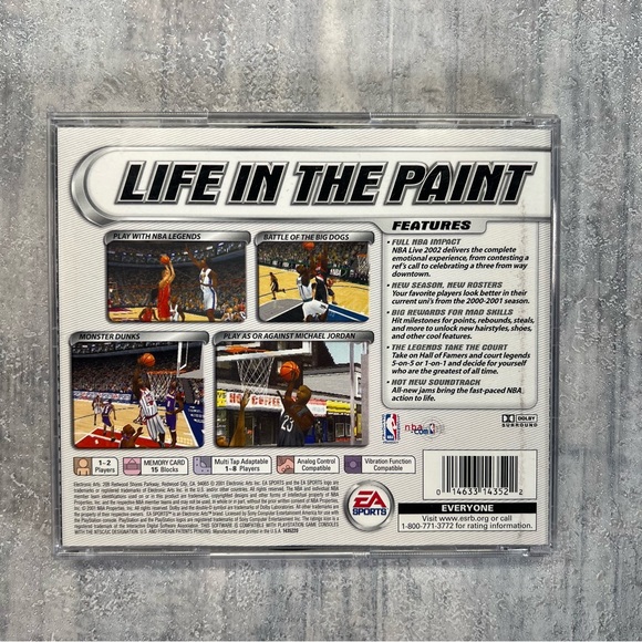 NBA Live 2002 PS1 PlayStation 1 - Complete CIB Tested - Picture 5 of 5